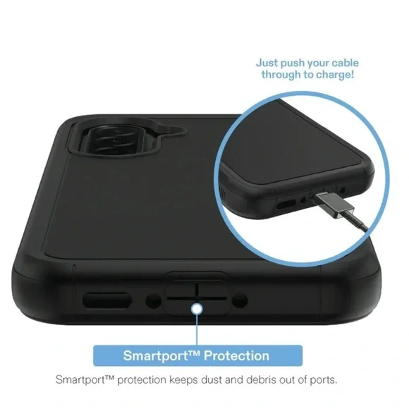 NWT onn Black Rugged Phone Case for Samsung Galaxy A36 5G - Picture 5 of 7